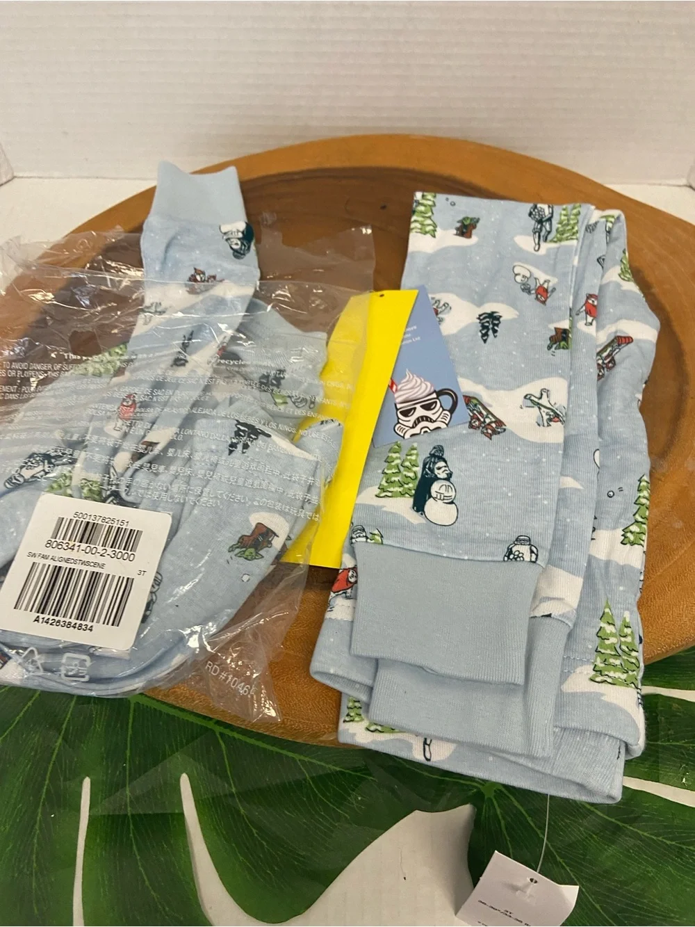 Old Navy x Star Wars Holiday Unisex Pajama Set NWT Sz: 3T